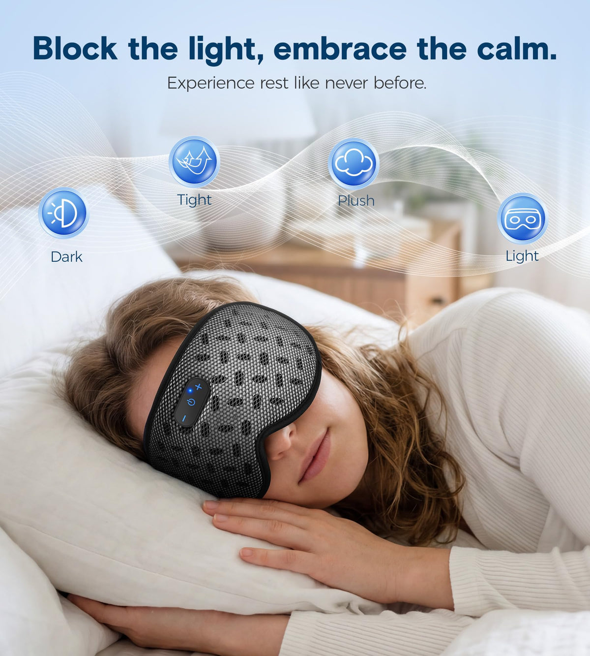 Bluetooth Cooling Weighted Sleep Mask U1380