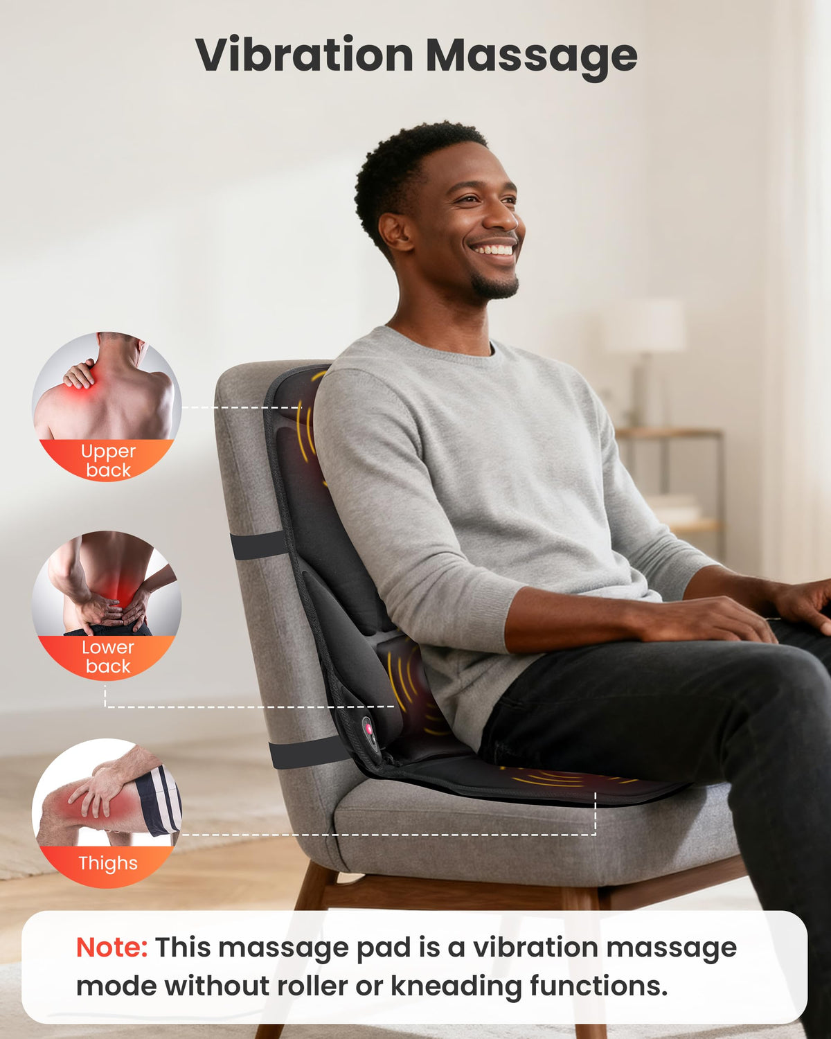 Vibration Back Massager with Heat L472879