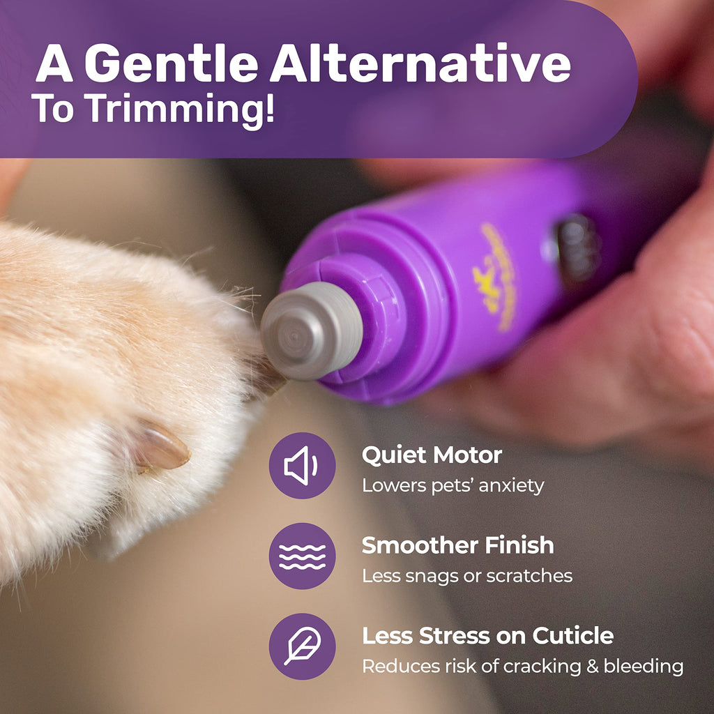 Electric Cat & Dog Nail Grinder Rechargeable Pet Grooming Kit F33895