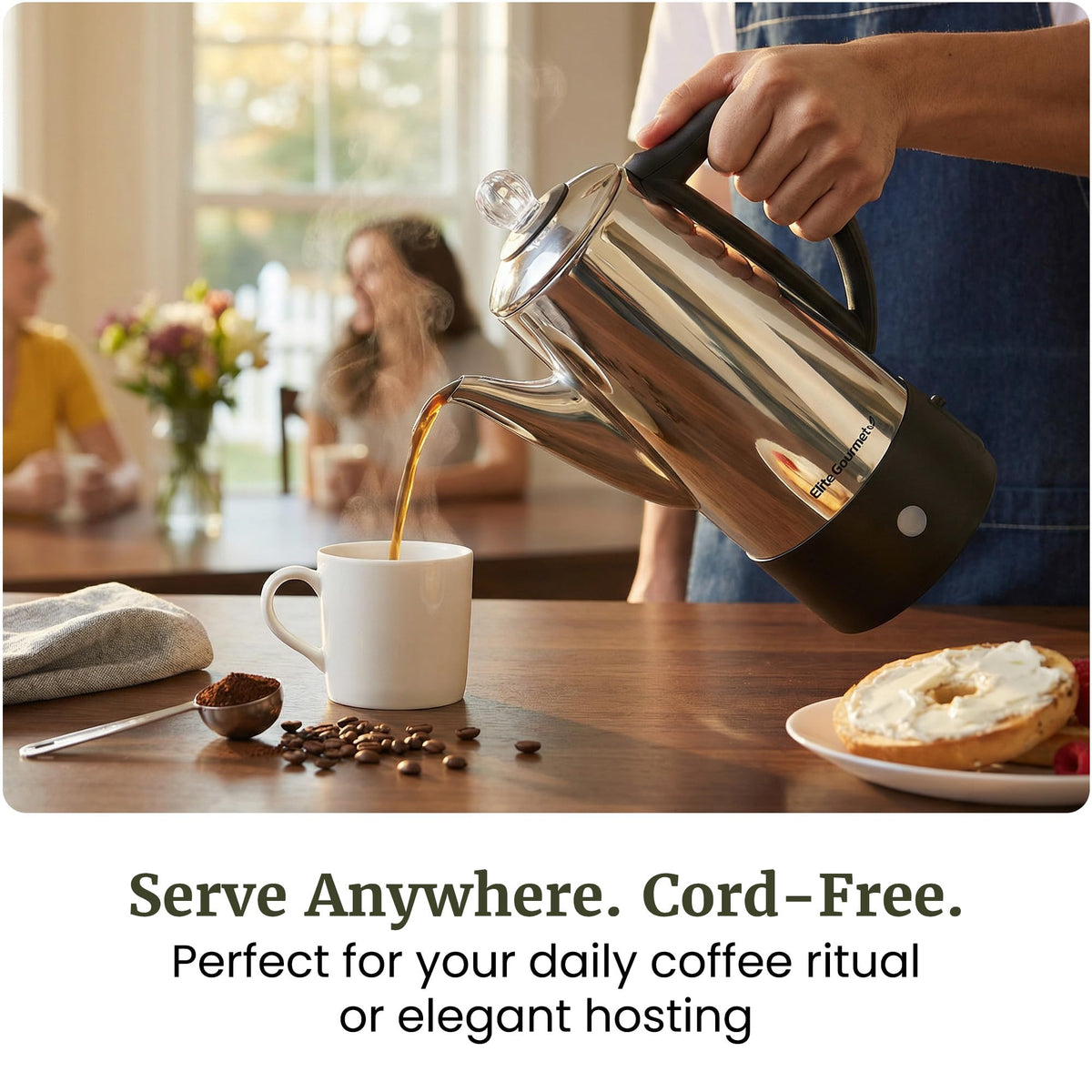 6-Cup Electric Coffee Percolator E307936