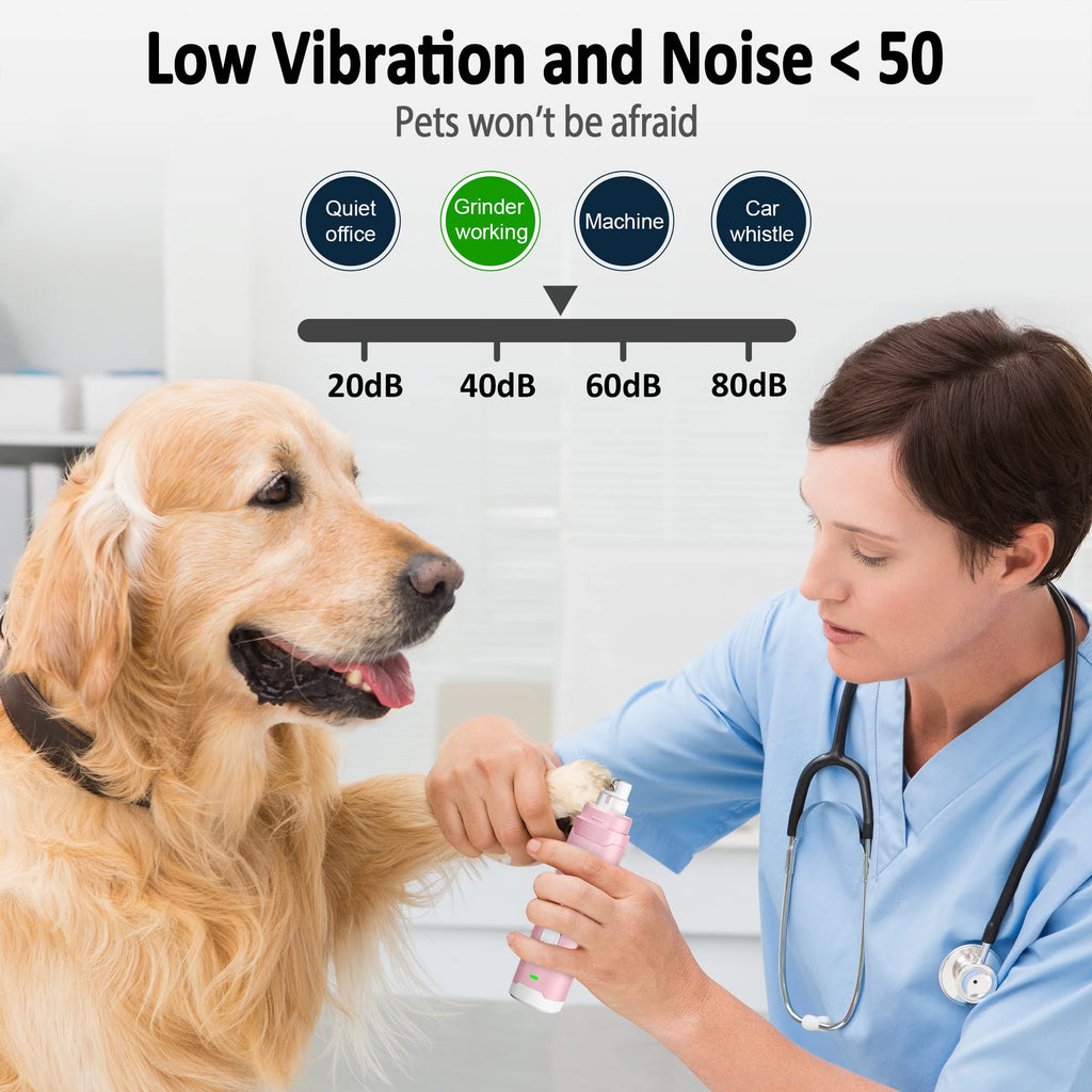 Dog Nail Grinder with 2 LED Light S459