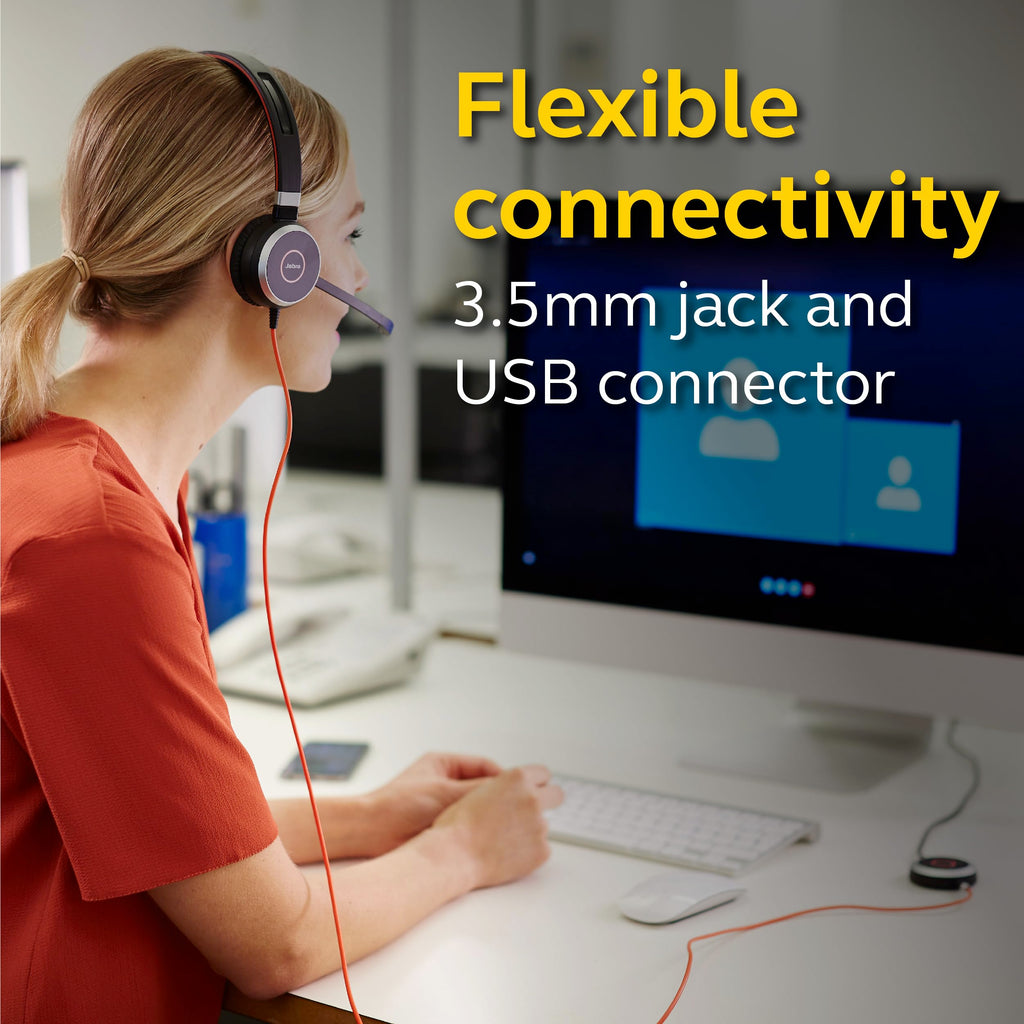 Wired Headset Mono 3.5mm Jack/USB Connection M411883