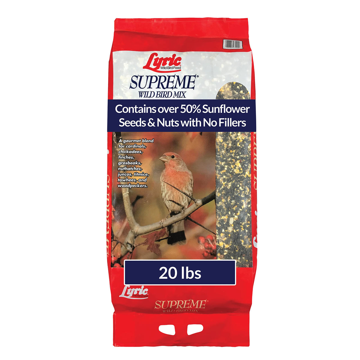 Wild Bird Seed with Nuts and Sunflower Seeds, 20 lb. and 40 lb. Bags G80899