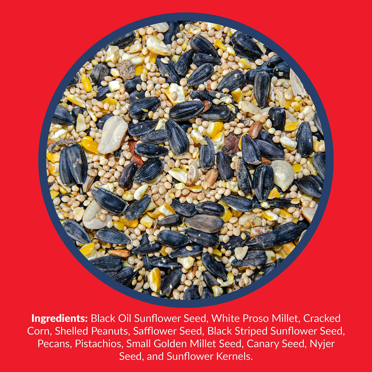 Wild Bird Seed with Nuts and Sunflower Seeds, 20 lb. and 40 lb. Bags G80899